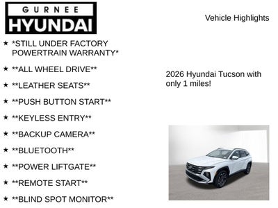 2026 Hyundai TUCSON SEL Plus