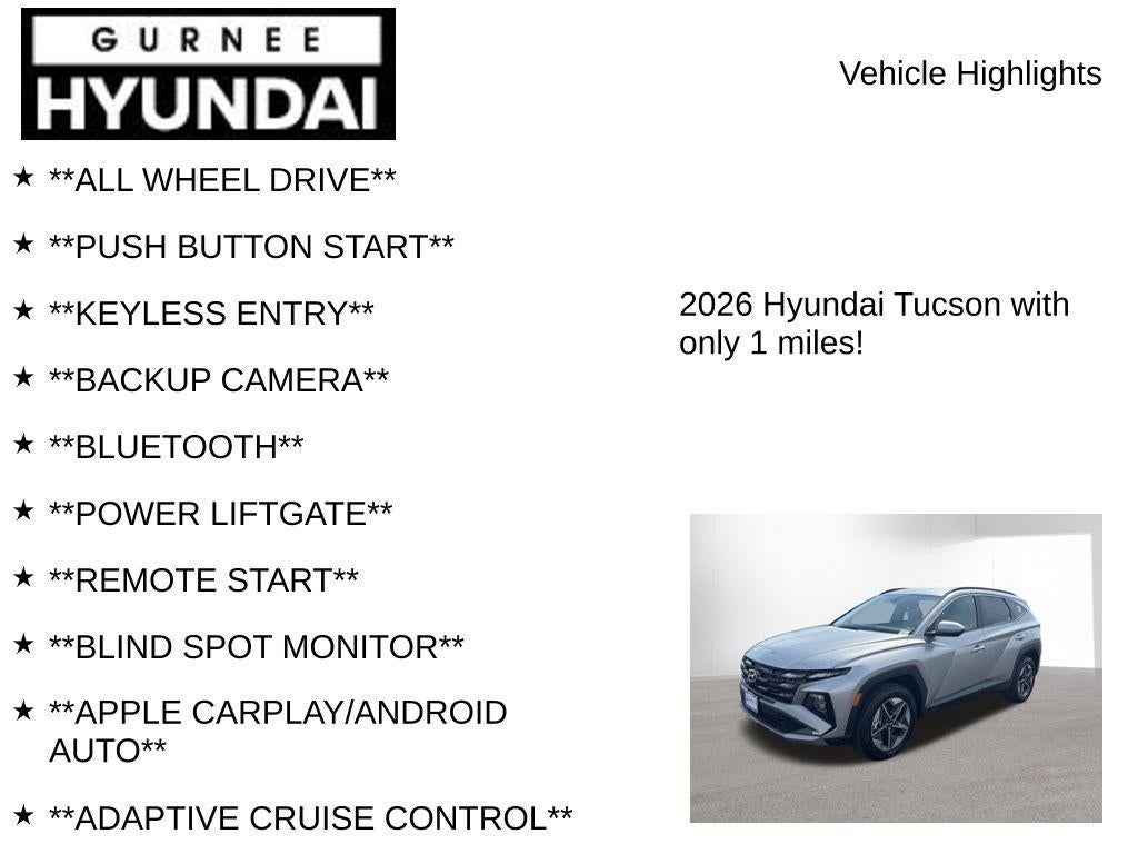 2026 Hyundai TUCSON SEL