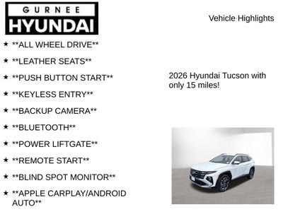 2026 Hyundai TUCSON SEL Plus