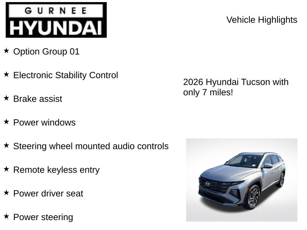 2026 Hyundai TUCSON SEL Plus