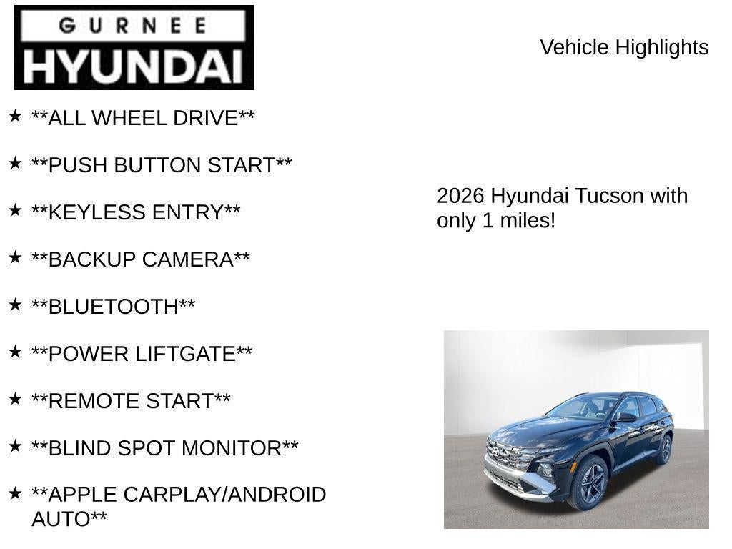 2026 Hyundai TUCSON SEL