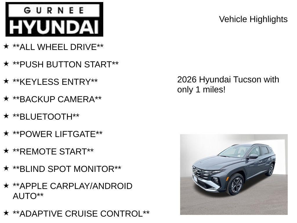 2026 Hyundai TUCSON SEL