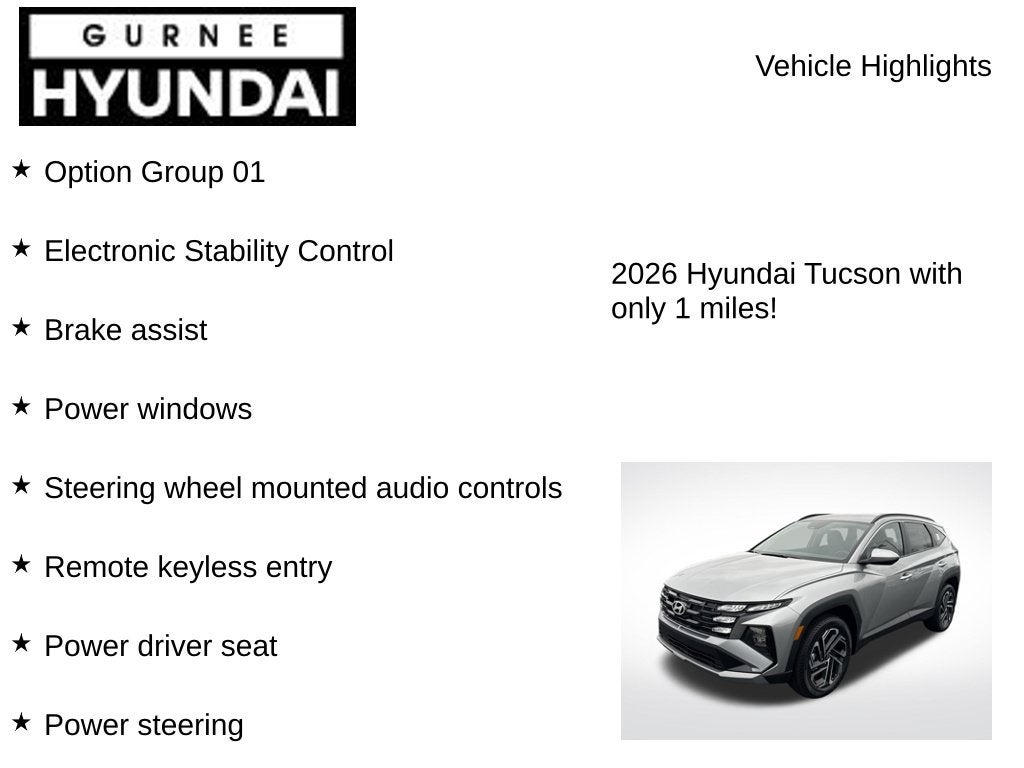 2026 Hyundai TUCSON SEL Plus