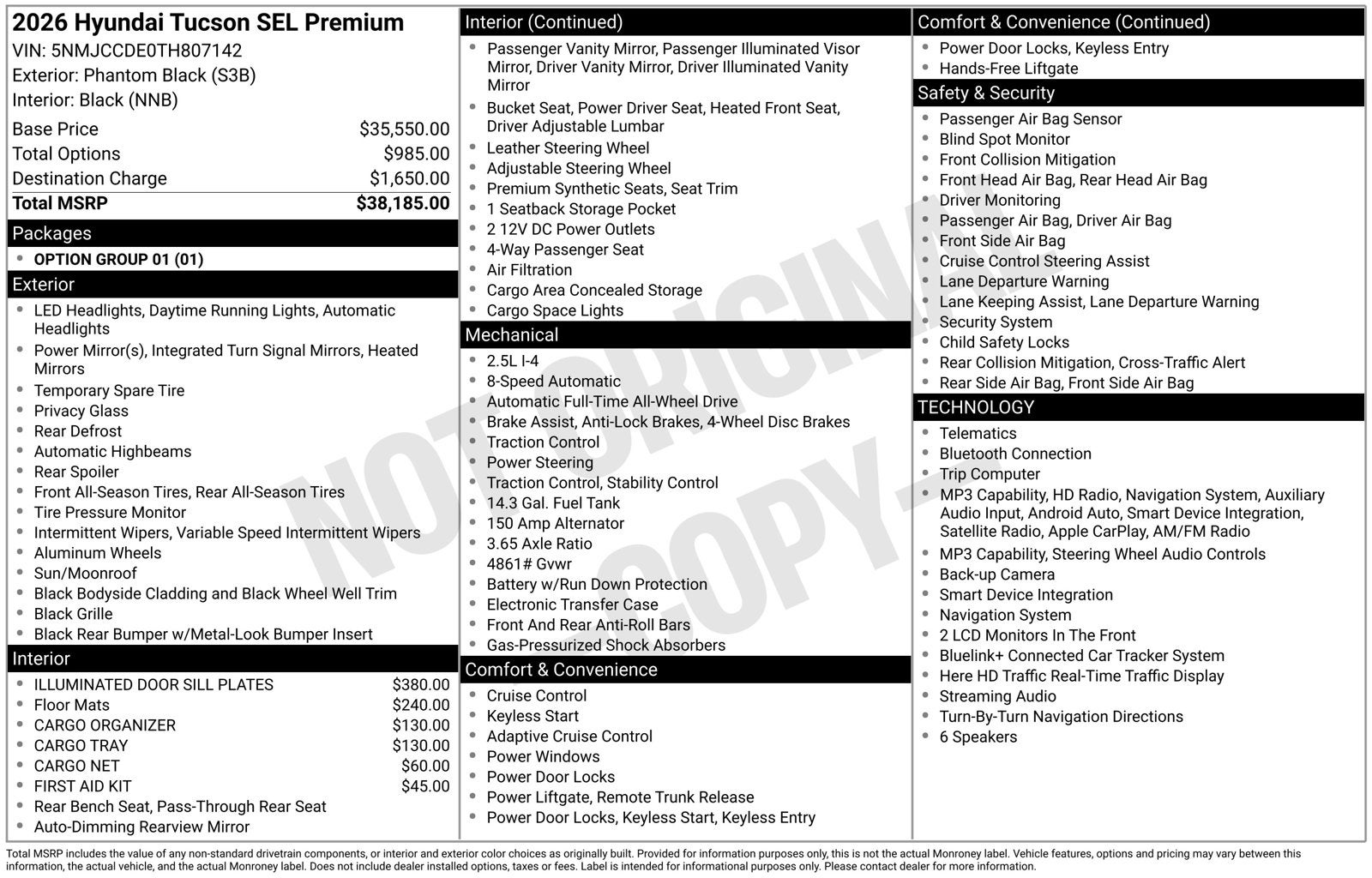 2026 Hyundai TUCSON SEL Premium