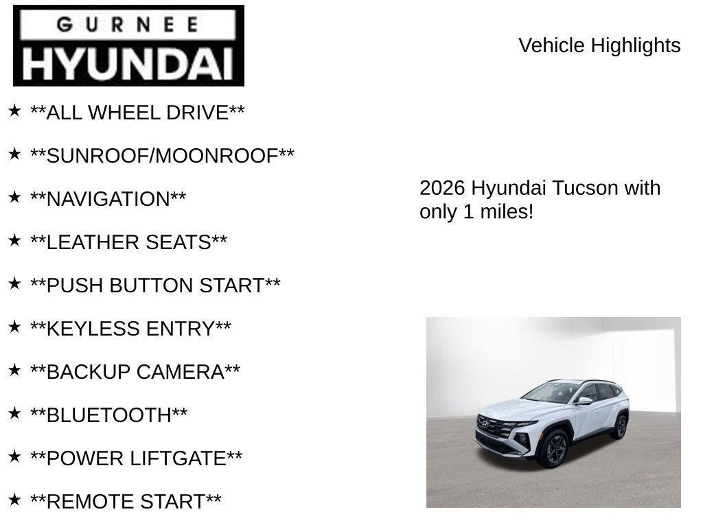 2026 Hyundai TUCSON SEL Premium
