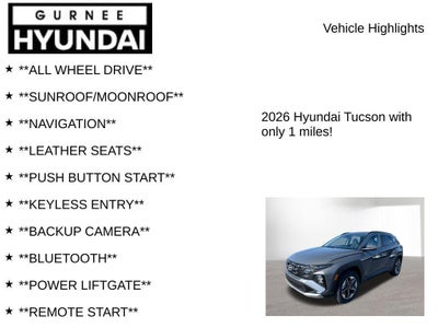 2026 Hyundai TUCSON SEL Premium