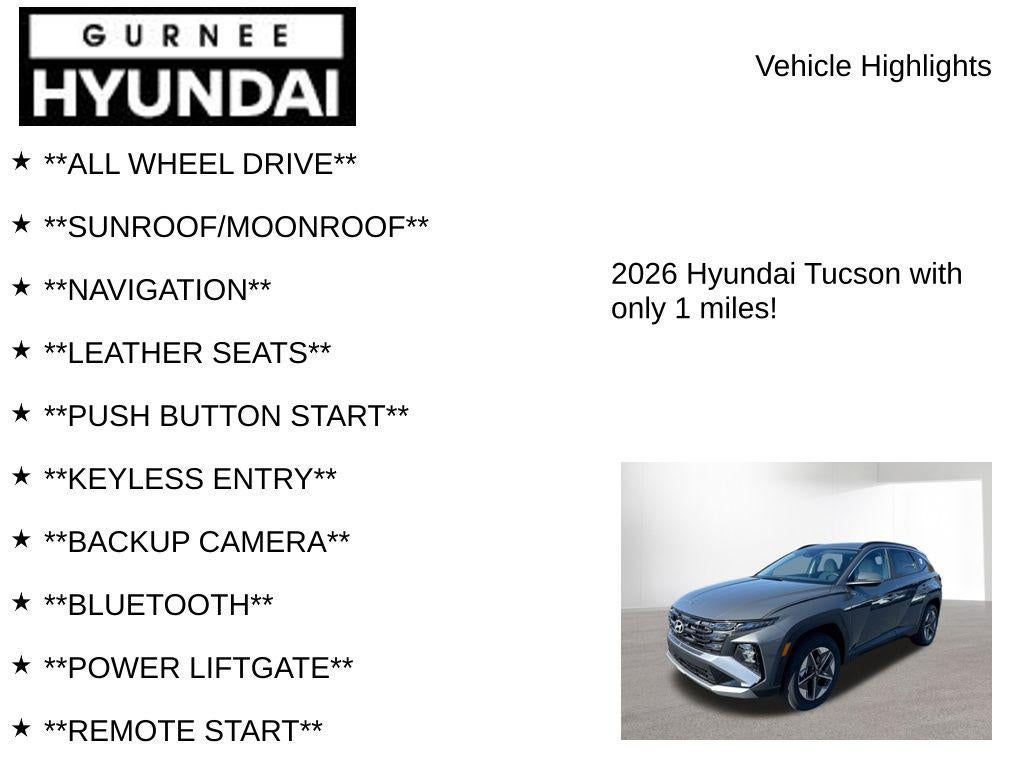 2026 Hyundai TUCSON SEL Premium