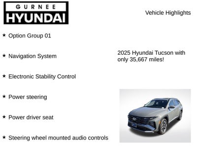 2025 Hyundai TUCSON SEL Convenience