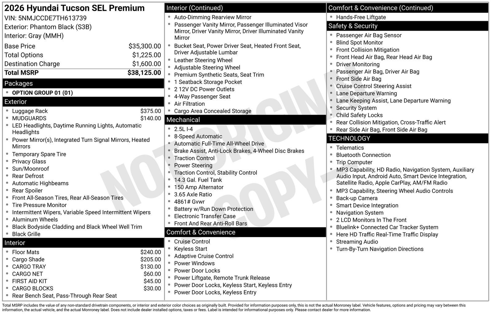 2026 Hyundai TUCSON SEL Premium
