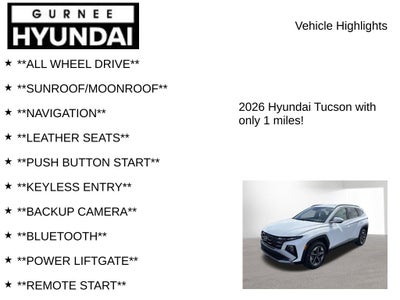 2026 Hyundai TUCSON SEL Premium