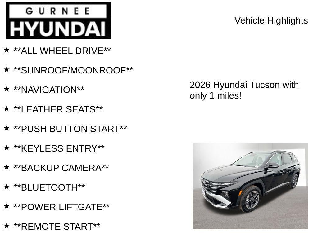 2026 Hyundai TUCSON SEL Premium