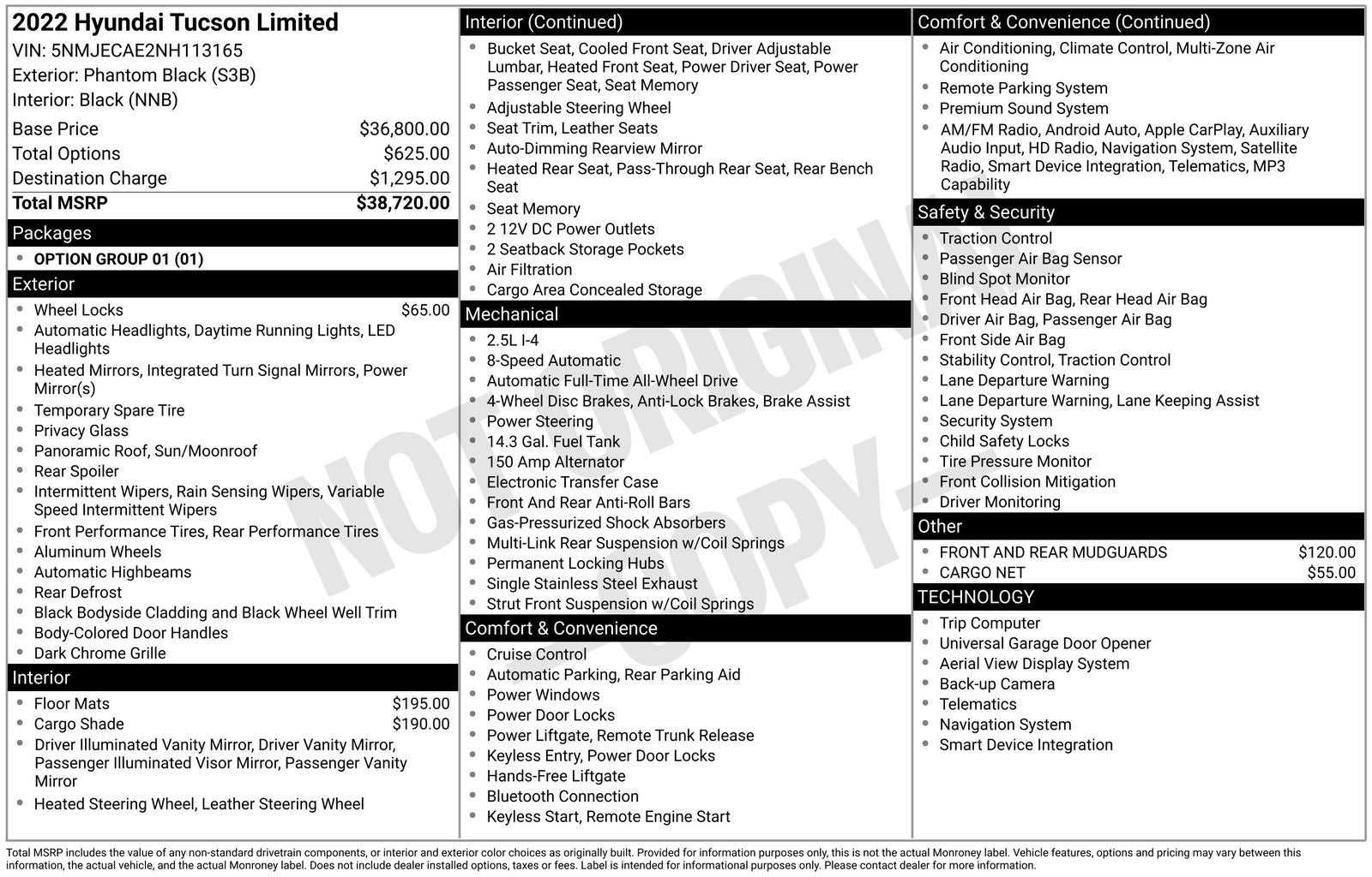 2022 Hyundai TUCSON Limited