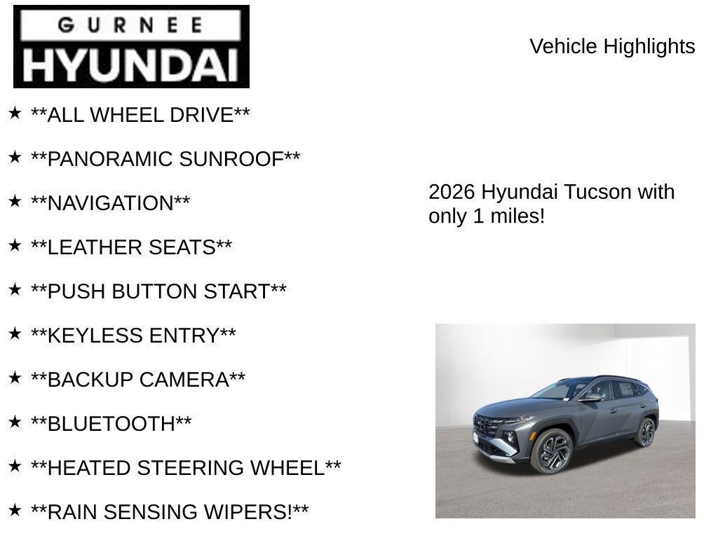2026 Hyundai TUCSON Limited