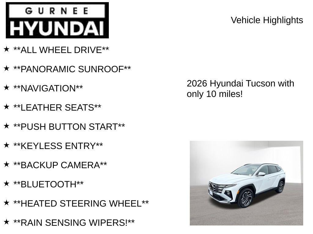 2026 Hyundai TUCSON Limited