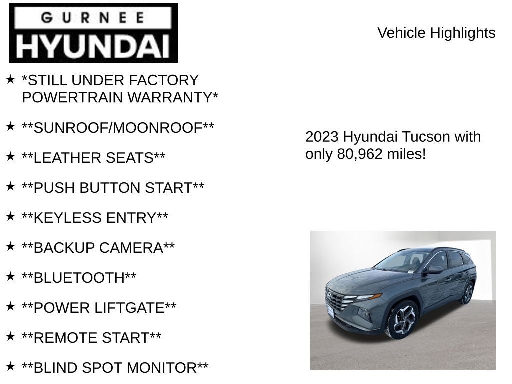 2023 Hyundai TUCSON SEL