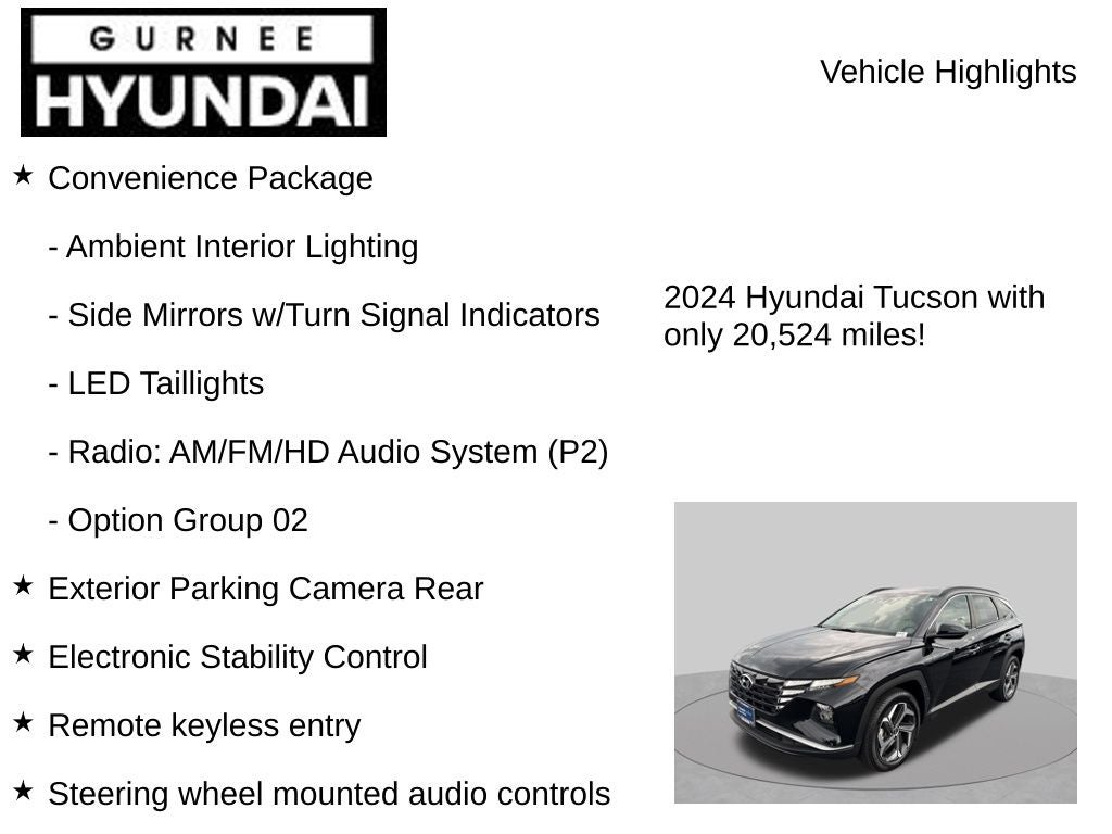 2024 Hyundai TUCSON SEL Convenience