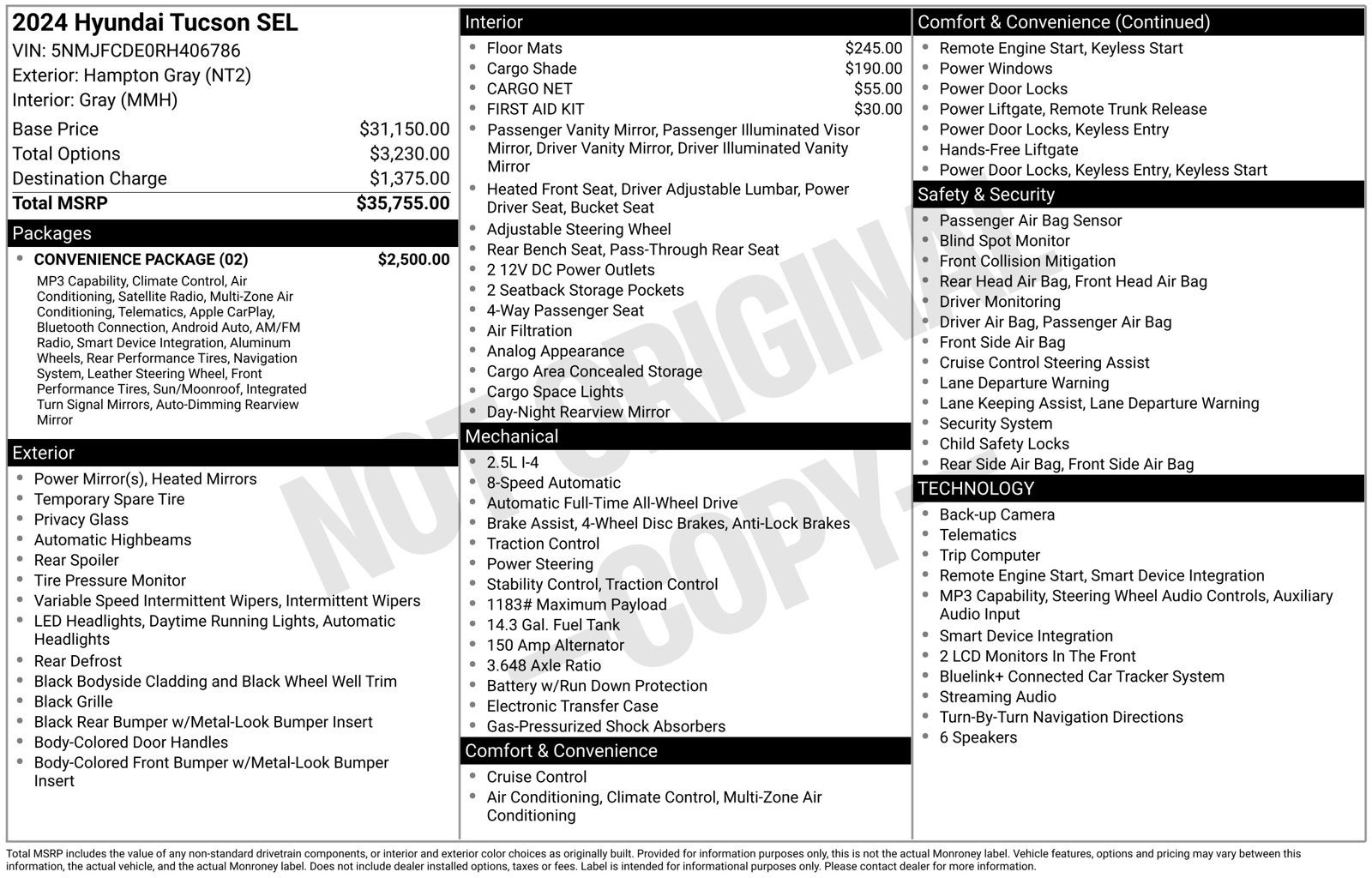 2024 Hyundai TUCSON SEL