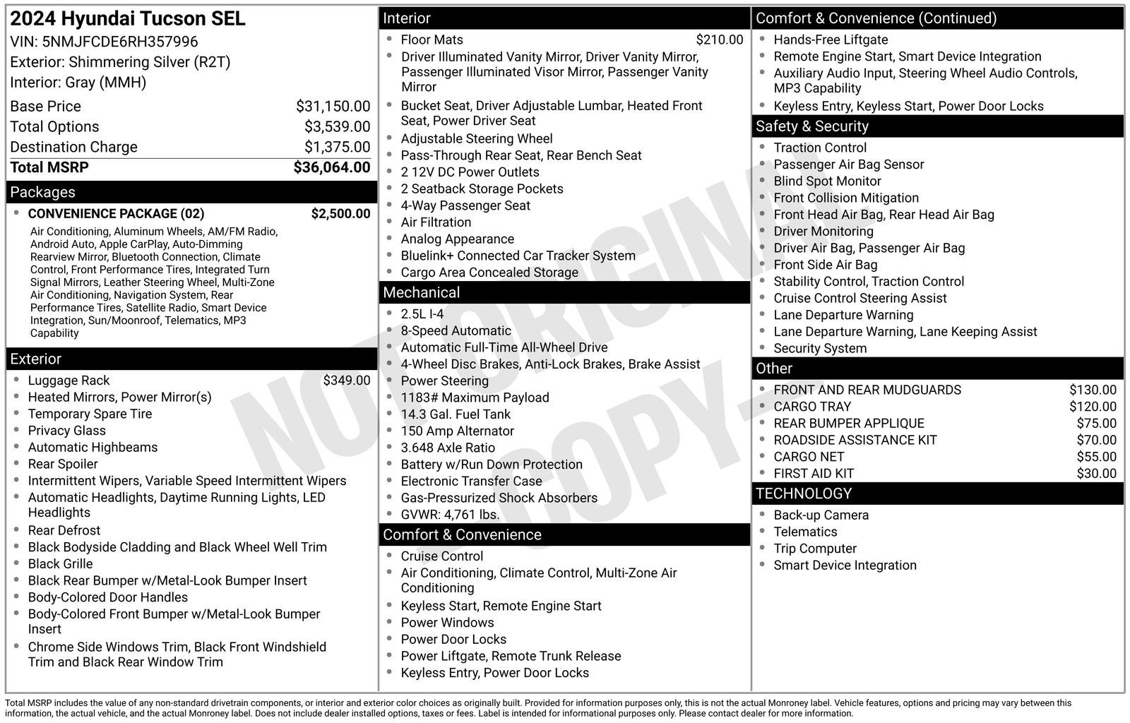 2024 Hyundai TUCSON SEL
