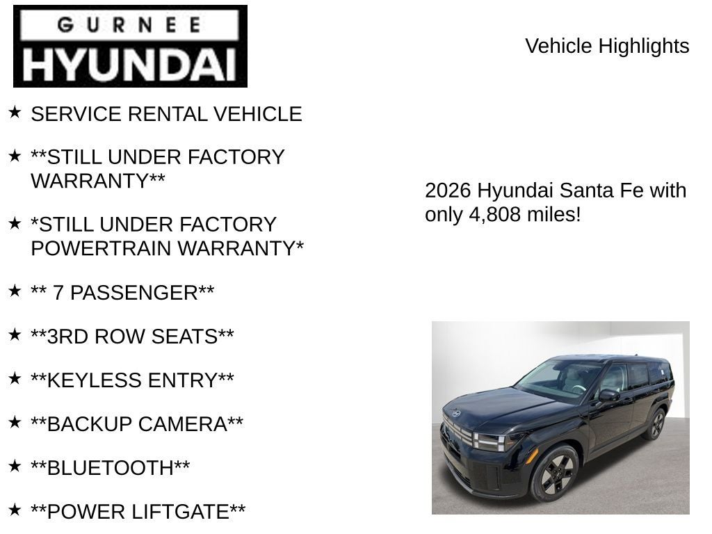 2026 Hyundai SANTA FE HYBRID SE