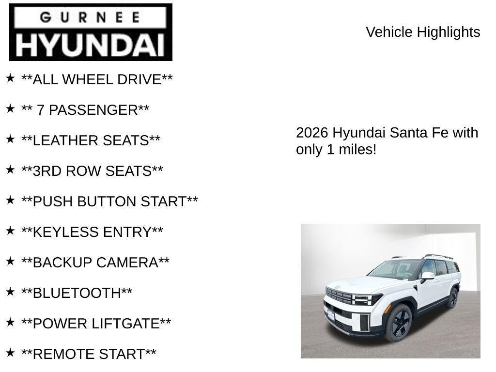 2026 Hyundai SANTA FE HYBRID SEL