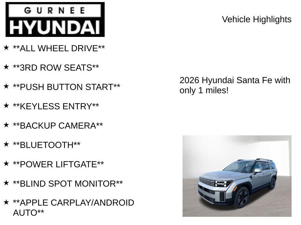 2026 Hyundai SANTA FE HYBRID SEL