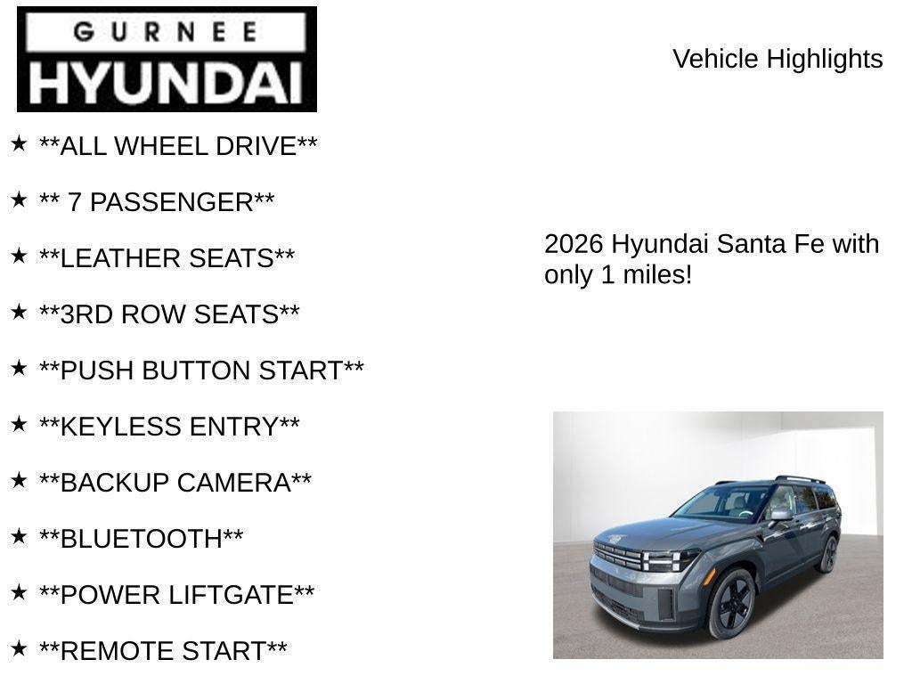 2026 Hyundai SANTA FE HYBRID SEL