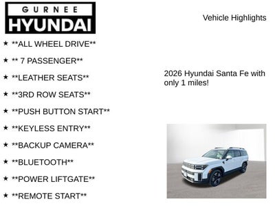 2026 Hyundai SANTA FE HYBRID SEL