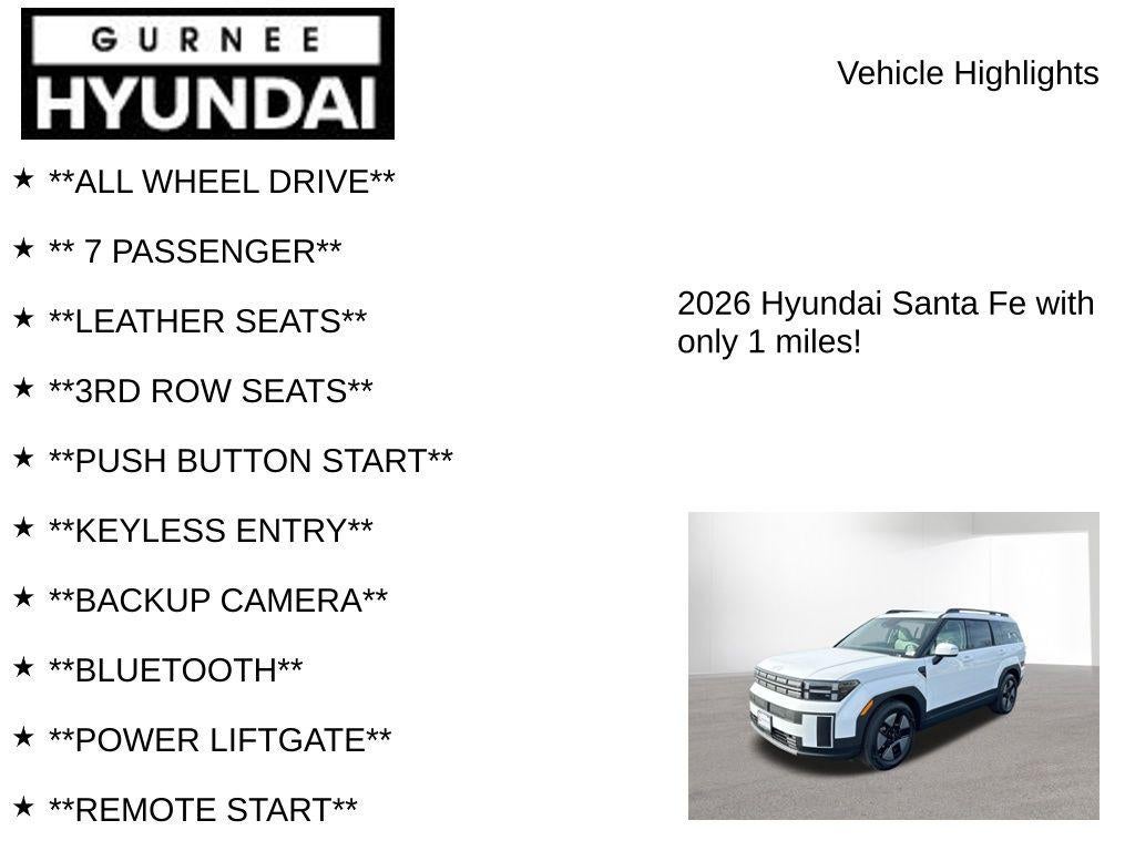 2026 Hyundai SANTA FE HYBRID SEL