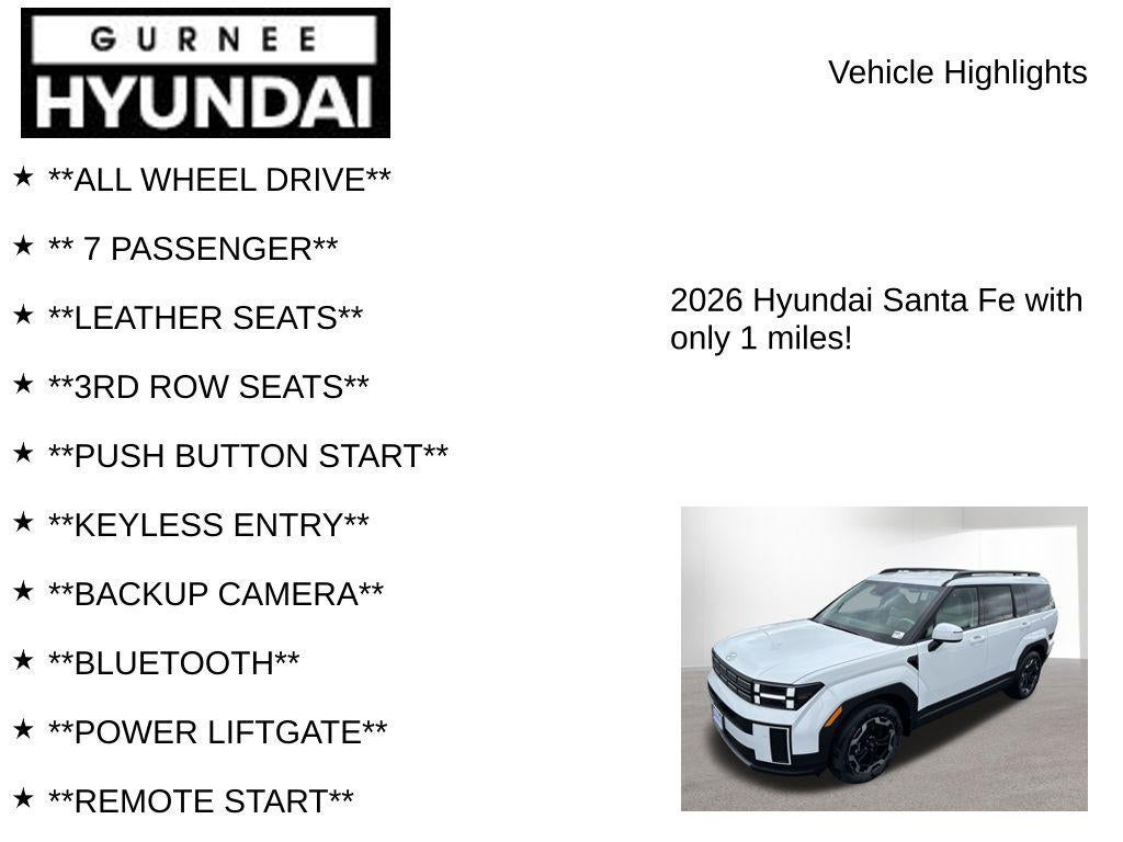 2026 Hyundai SANTA FE SEL