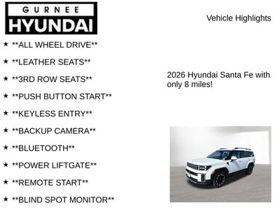 2026 Hyundai SANTA FE SEL