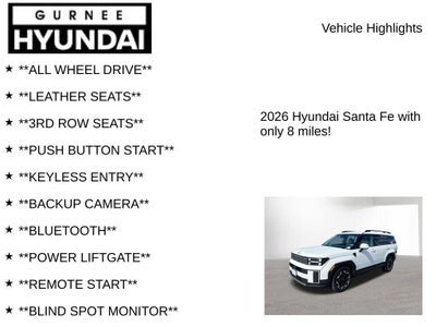 2026 Hyundai SANTA FE SEL