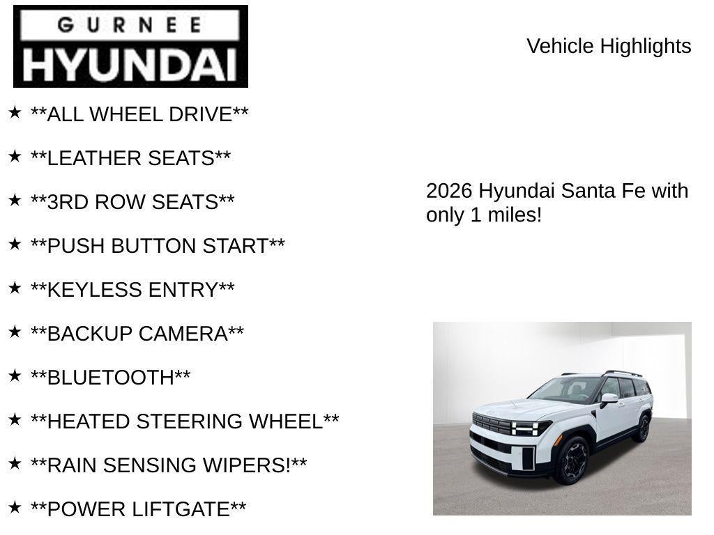 2026 Hyundai SANTA FE SEL