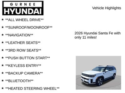 2026 Hyundai SANTA FE HYBRID Limited
