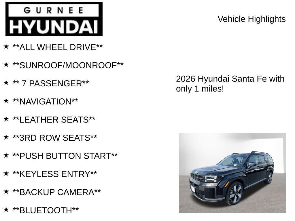 2026 Hyundai SANTA FE HYBRID Limited