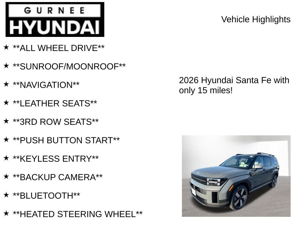 2026 Hyundai SANTA FE HYBRID Limited
