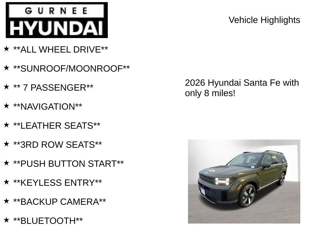 2026 Hyundai SANTA FE HYBRID Limited