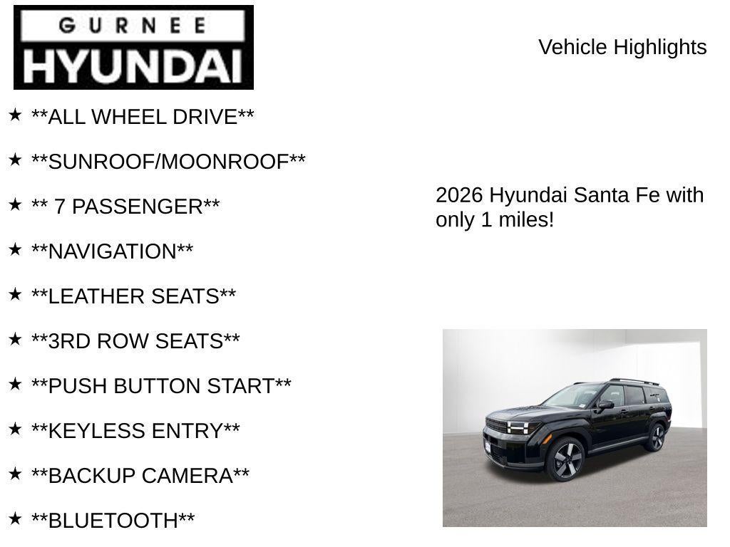 2026 Hyundai SANTA FE HYBRID Limited