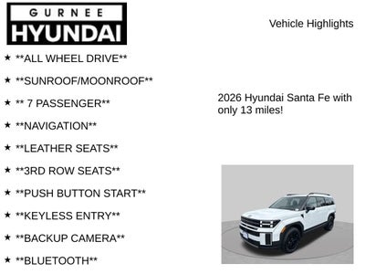 2026 Hyundai SANTA FE XRT