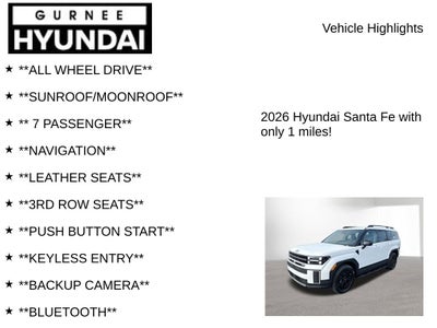 2026 Hyundai SANTA FE XRT