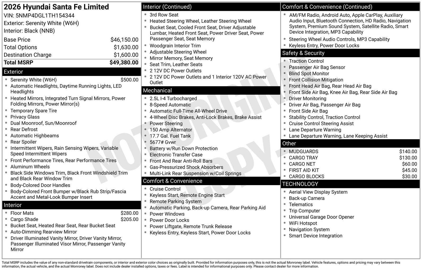 2026 Hyundai SANTA FE Limited