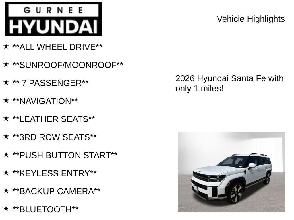 2026 Hyundai SANTA FE Limited
