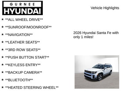 2026 Hyundai SANTA FE Limited