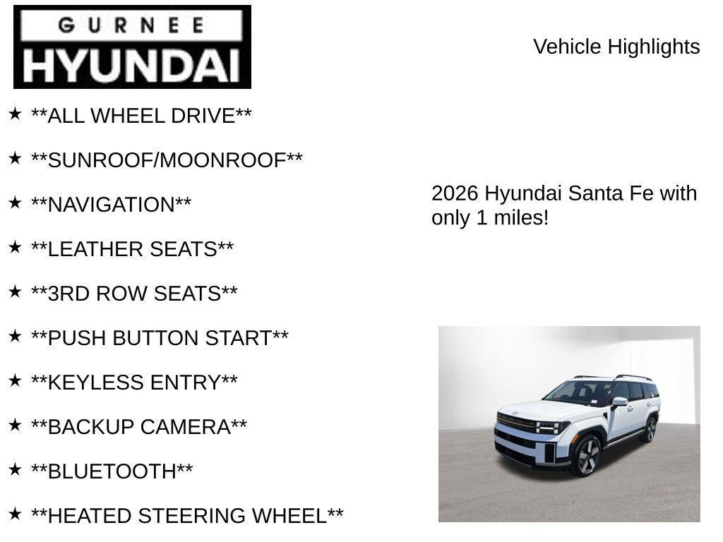2026 Hyundai SANTA FE Limited