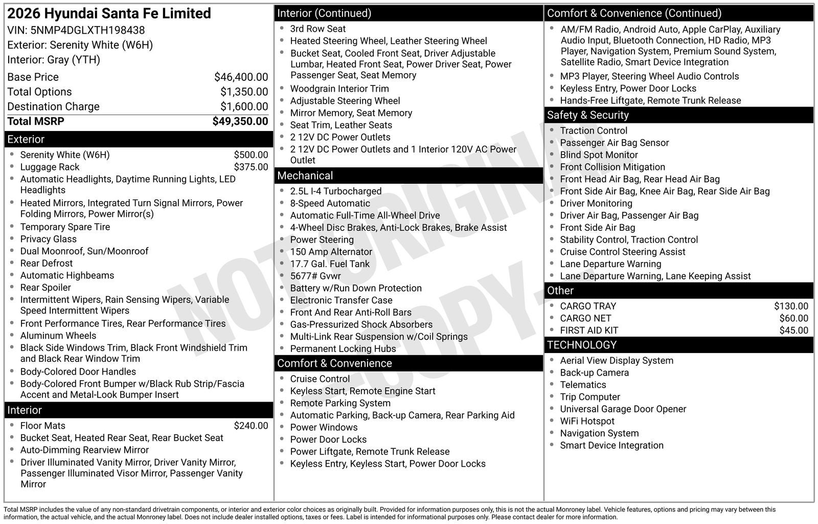 2026 Hyundai SANTA FE Limited