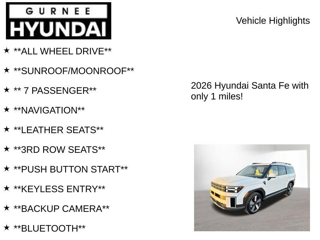 2026 Hyundai SANTA FE Limited