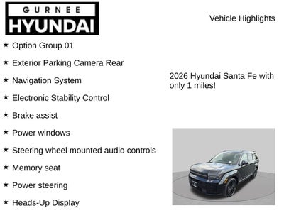 2026 Hyundai SANTA FE HYBRID Calligraphy