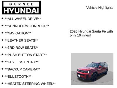 2026 Hyundai SANTA FE HYBRID Calligraphy