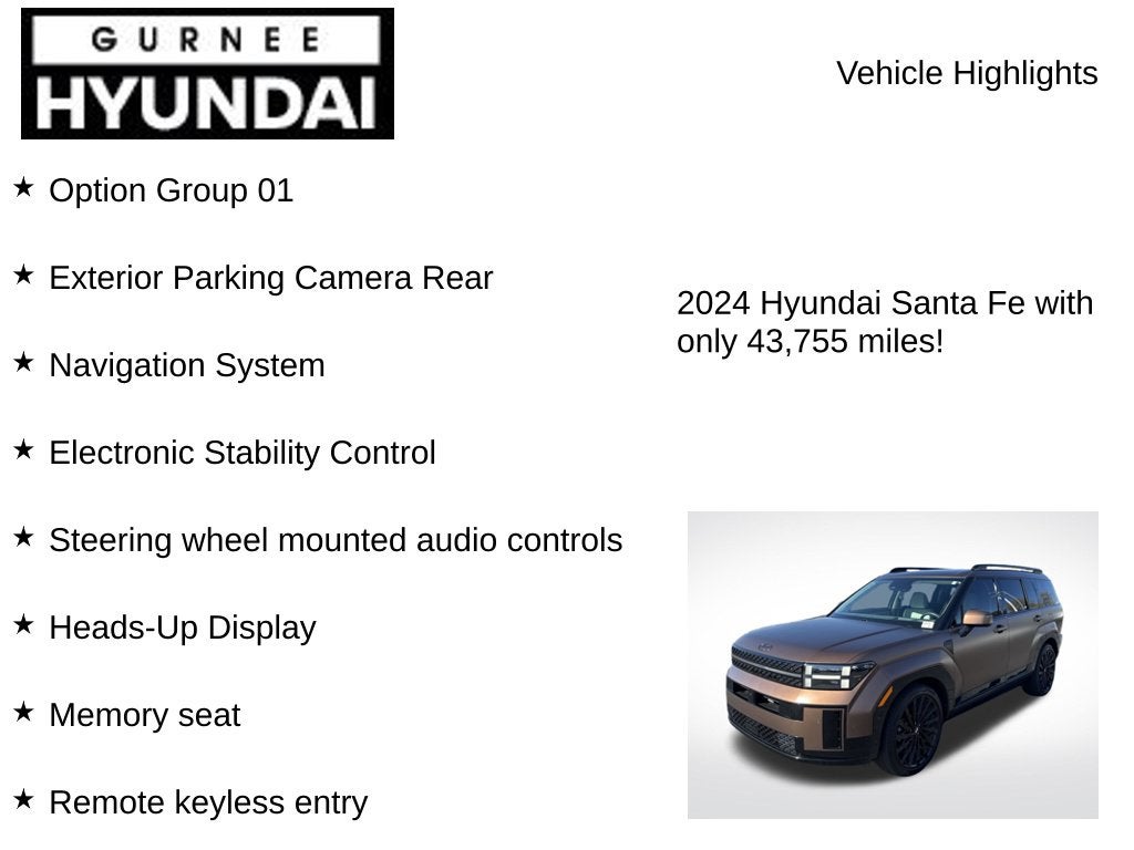 2024 Hyundai SANTA FE Calligraphy