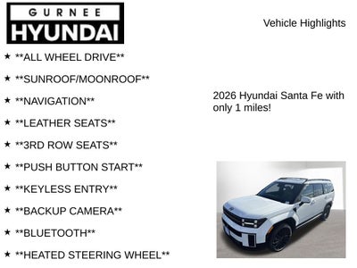 2026 Hyundai SANTA FE Calligraphy