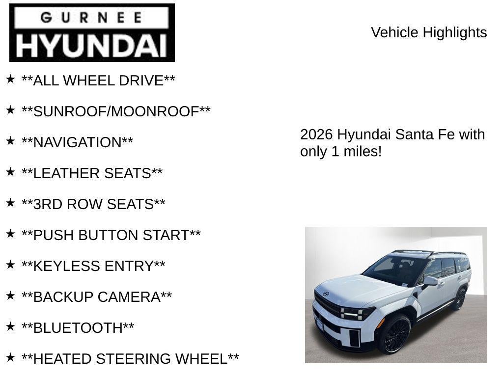 2026 Hyundai SANTA FE Calligraphy